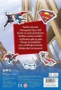 Buchcover und Innenansicht für das Buch: Superman: Superstarker Sticker- und Malblock