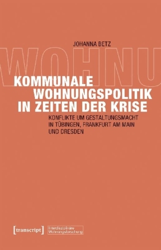 Buchcover und Innenansicht für das Buch: Kommunale Wohnungspolitik in Zeiten der Krise