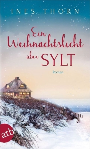 Buchcover und Innenansicht für das Buch: Ein Weihnachtslicht über Sylt
