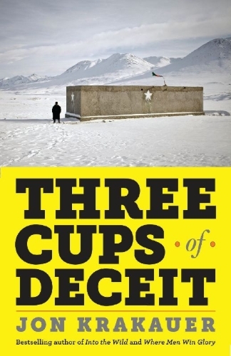 Buchcover und Innenansicht für das Buch: Three Cups of Deceit