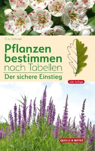 Buchcover und Innenansicht für das Buch: Pflanzen bestimmen nach Tabellen