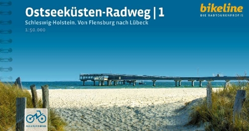 Buchcover und Innenansicht für das Buch: Ostseeküsten-Radweg / Ostseeküsten-Radweg 1