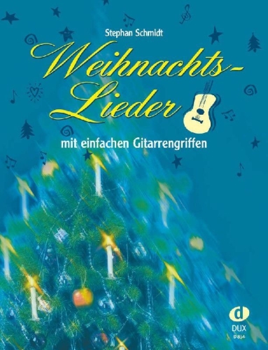 Buchcover und Innenansicht für das Buch: Weihnachtslieder mit einfachen Gitarrengriffen