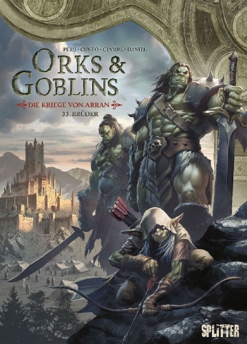 Buchcover und Innenansicht für das Buch: Orcs et Gobelins 33