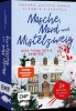 Buchcover und Innenansicht für das Buch: Masche, Mord und Mistelzweig - Miss Fiona Doyle ermittelt: Ein Adventskrimi