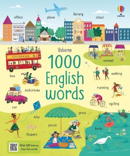 Buchcover und Innenansicht für das Buch: 1000 English Words