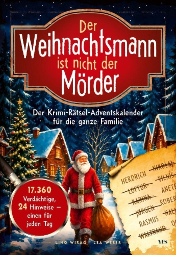 Buchcover und Innenansicht für das Buch: Der Weihnachtsmann ist nicht der Mörder