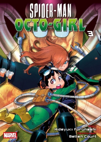 Buchcover und Innenansicht für das Buch: Spider-Man Octo-Girl (Manga) 03