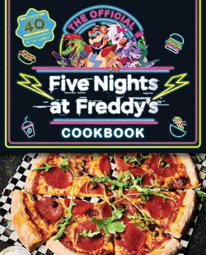 Buchcover und Innenansicht für das Buch: Five Nights at Freddy's Cook Book