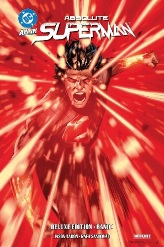 Buchcover und Innenansicht für das Buch: Absolute Superman (Deluxe Edition)
