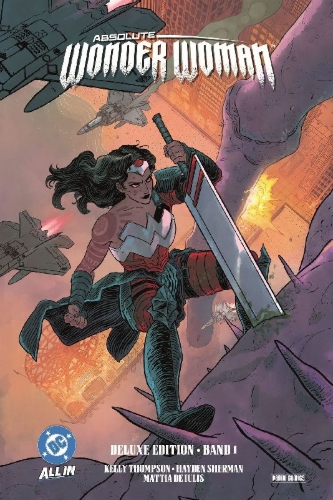 Buchcover und Innenansicht für das Buch: Absolute Wonder Woman (Deluxe Edition)