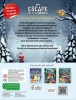 Buchcover und Innenansicht für das Buch: Escape-Stickerbuch - Adventskalender - Das Versteck in den Bergen