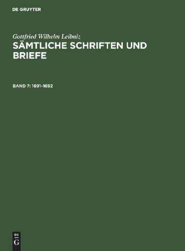 Buchcover und Innenansicht für das Buch: 1691-1692