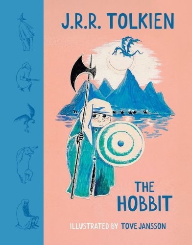 Buchcover und Innenansicht für das Buch: The Hobbit: Illustrated by Tove Jansson