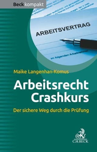 Buchcover und Innenansicht für das Buch: Arbeitsrecht Crashkurs