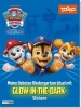 Buchcover und Innenansicht für das Buch: PAW Patrol: Meine liebsten Kindergartenrätsel mit GLOW-IN-THE-DARK -Stickern