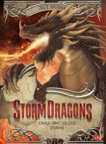Buchcover und Innenansicht für das Buch: The Storm Dragons Saga 03 - Skyshattered