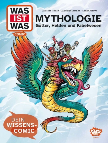 Buchcover und Innenansicht für das Buch: WAS IST WAS Comic - Mythologie