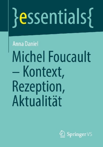 Buchcover und Innenansicht für das Buch: Michel Foucault - Kontext, Rezeption, Aktualität