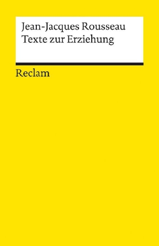 Buchcover und Innenansicht für das Buch: Texte zur Erziehung