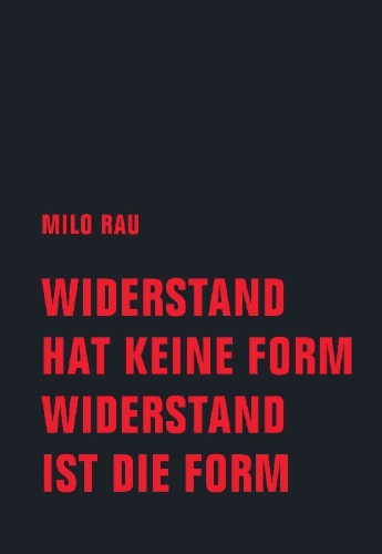 Buchcover und Innenansicht für das Buch: Widerstand hat keine Form, Widerstand ist die Form