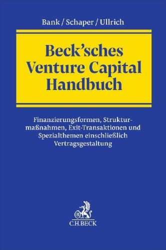 Buchcover und Innenansicht für das Buch: Beck'sches Venture Capital Handbuch