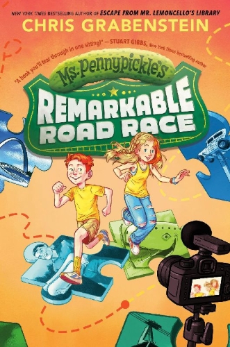 Buchcover und Innenansicht für das Buch: Ms. Pennypickle's Remarkable Road Race
