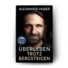 Buchcover und Innenansicht für das Buch: Überleben trotz Bergsteigen