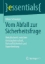 Buchcover und Innenansicht für das Buch: Vom Abfall zur Sicherheitsfrage