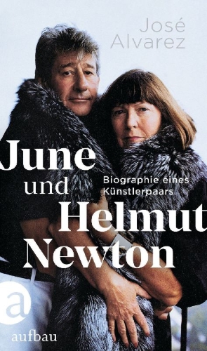 Buchcover und Innenansicht für das Buch: Helmut & June: Portraits croisés