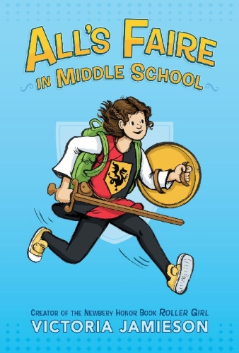 Buchcover und Innenansicht für das Buch: All's Faire in Middle School