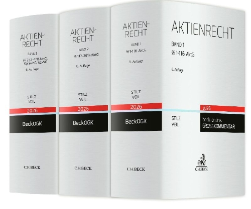 Buchcover und Innenansicht für das Buch: Aktienrecht
