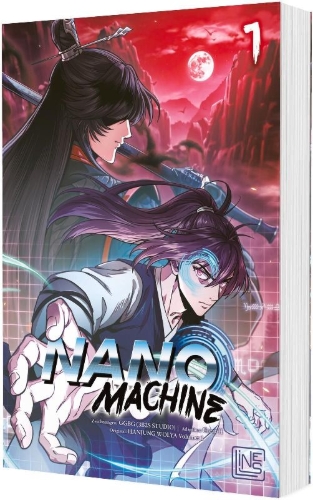 Buchcover und Innenansicht für das Buch: Nano Machine