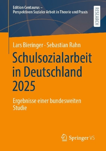 Buchcover und Innenansicht für das Buch: Schulsozialarbeit in Deutschland 2025