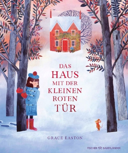 Buchcover und Innenansicht für das Buch: The House with the Little Red Door