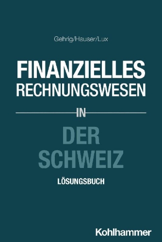 Buchcover und Innenansicht für das Buch: Finanzielles Rechnungswesen in der Schweiz