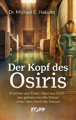 Buchcover und Innenansicht für das Buch: Der Kopf des Osiris