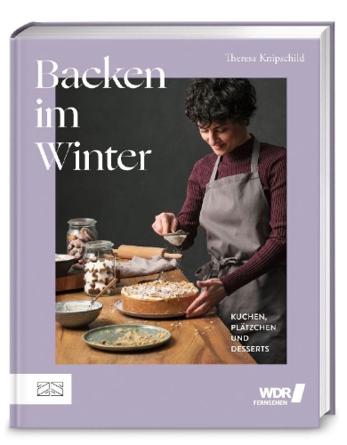 Buchcover und Innenansicht für das Buch: Backen im Winter
