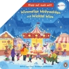 Buchcover und Innenansicht für das Buch: Wimmelige Weihnachten mit Wichtel Wim
