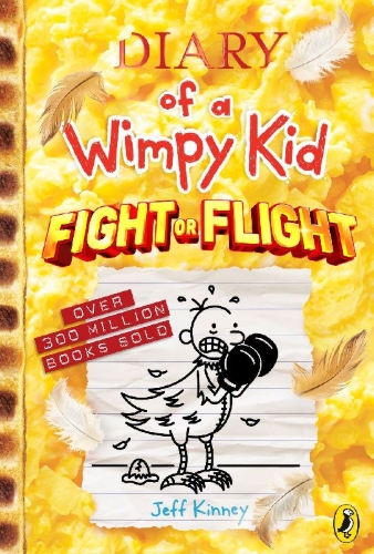 Buchcover und Innenansicht für das Buch: Diary of a Wimpy Kid 21: Fight or Flight