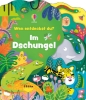 Buchcover und Innenansicht für das Buch: Wen entdeckst du? Im Dschungel