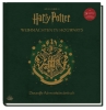 Buchcover und Innenansicht für das Buch: Aus den Filmen zu Harry Potter: Weihnachten in Hogwarts: Das große Adventskalenderbuch
