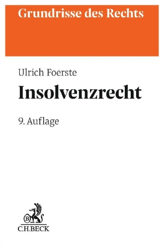 Buchcover und Innenansicht für das Buch: Insolvenzrecht