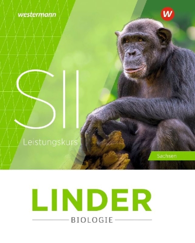 Buchcover und Innenansicht für das Buch: LINDER Biologie SII. Gesamtband. Leistungskurs. Für Sachsen