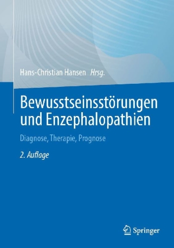 Buchcover und Innenansicht für das Buch: Bewusstseinsstörungen und Enzephalopathien