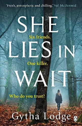 Buchcover und Innenansicht für das Buch: She Lies in Wait