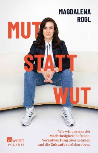 Buchcover und Innenansicht für das Buch: Mut statt Wut