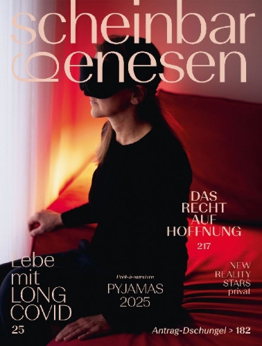 Buchcover und Innenansicht für das Buch: Scheinbar genesen