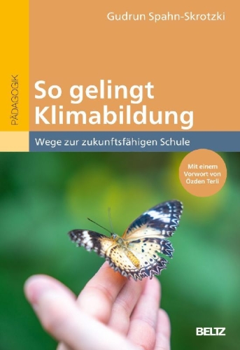 Buchcover und Innenansicht für das Buch: So gelingt Klimabildung