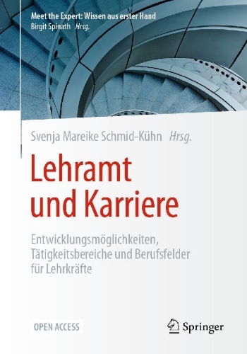 Buchcover und Innenansicht für das Buch: Lehramt und Karriere.